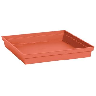 EDA Soucoupe Carrée TOSCANE 40 cm pour Pot de Fleur Carré Toscane 50 cm 40 x 40 x H.5,9 cm Orange Terre Battue - Publicité EDA Soucoupe Carrée TOSCANE 40 cm pour Pot de Fleur Carré Toscane 50 cm 40 x 40 x H.5,9 cm Orange Terre Battue - Publicité