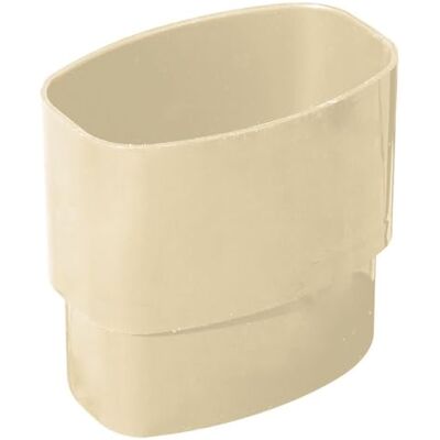 First Plast Gouttière PVC carrée BEST Manchon PVC MF pour tube BEST Øoval 92x57 Sable - Publicité First Plast Gouttière PVC carrée BEST Manchon PVC MF pour tube BEST Øoval 92x57 Sable - Publicité