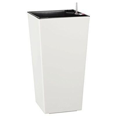 Dehner Elise Pot de Fleur à système d'irrigation Blanc env. 47 x 25 x 25 cm - Publicité Dehner Elise Pot de Fleur à système d'irrigation Blanc env. 47 x 25 x 25 cm - Publicité