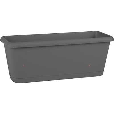 Eda Plastiques Chorus Pot de 40cm - Anthracite - Jardinière - Publicité Eda Plastiques Chorus Pot de 40cm - Anthracite - Jardinière - Publicité