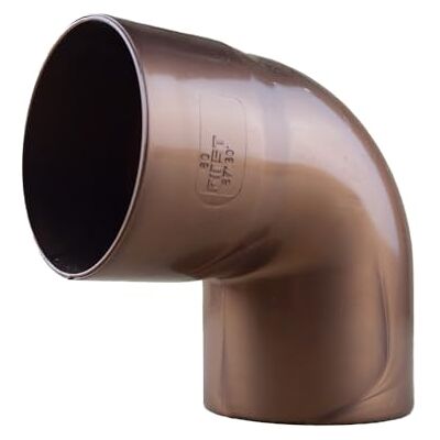 First Plast Gouttière PVC 25 demi-ronde Coude PVC 87°30 mâle femelle pour tube de descente Ø80 aspect cuivre - - Publicité First Plast Gouttière PVC 25 demi-ronde Coude PVC 87°30 mâle femelle pour tube de descente Ø80 aspect cuivre - - Publicité