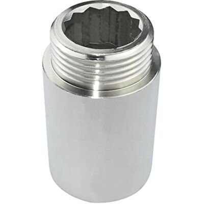 AERZETIX Rallonge Raccord de Jonction Droit à Visser Filetage Mâle/Femelle 3/4" Longueur 40mm en Métal - Publicité AERZETIX Rallonge Raccord de Jonction Droit à Visser Filetage Mâle/Femelle 3/4" Longueur 40mm en Métal - Publicité