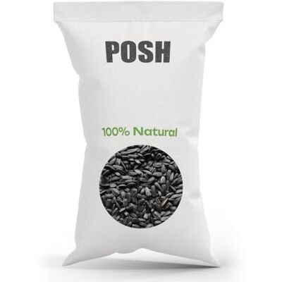POSH Graines de tournesol Noir 5 kg Nourriture pour oiseaux sauvages Pour toutes les saisons - Publicité POSH Graines de tournesol Noir 5 kg Nourriture pour oiseaux sauvages Pour toutes les saisons - Publicité