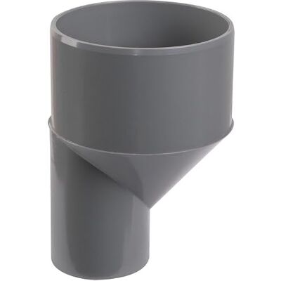 GIRPI Raccord PVC gris excentré réduit Mâle/femelle Diamètre 100-50 mm Raccord PVC gris excentré réduit Mâle / femelle Diamètre 100 50 mm - Publicité GIRPI Raccord PVC gris excentré réduit Mâle/femelle Diamètre 100-50 mm Raccord PVC gris excentré réduit Mâle / femelle Diamètre 100 50 mm - Publicité