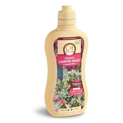 OR BRUN Engrais Lauriers & Bougainvilliers Favorise La Floraison 1L Améliore La Croissance Fabriqué En France Utilisable En Agriculture Biologique OBRECLLAURIER1 - Publicité OR BRUN Engrais Lauriers & Bougainvilliers Favorise La Floraison 1L Améliore La Croissance Fabriqué En France Utilisable En Agriculture Biologique OBRECLLAURIER1 - Publicité
