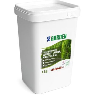 r garden R’GARDEN Engrais organique Conifères, Lauriers & Plantes de haie – Action longue durée, reprise vigoureuse & feuillage dense UAB (Agriculture Biologique) Conditionné e (1KG) - Publicité r garden R’GARDEN Engrais organique Conifères, Lauriers & Plantes de haie – Action longue durée, reprise vigoureuse & feuillage dense UAB (Agriculture Biologique) Conditionné e (1KG) - Publicité