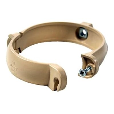 First Plast Gouttière PVC 25 demi-ronde Collier bride pour tube de descente PVC Ø80 sable - Publicité First Plast Gouttière PVC 25 demi-ronde Collier bride pour tube de descente PVC Ø80 sable - Publicité