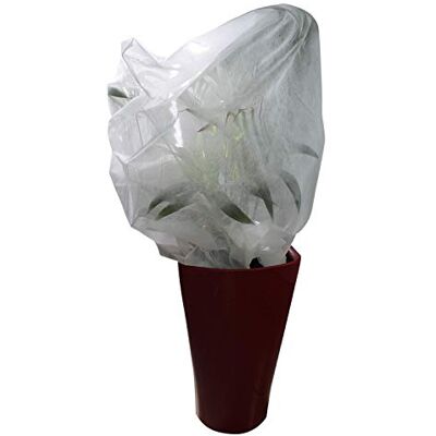 Linxor Lot de 5 Housses de Protection pour Plantes 0.8 x 1 m 30g/m2 Blanc - Publicité Linxor Lot de 5 Housses de Protection pour Plantes 0.8 x 1 m 30g/m2 Blanc - Publicité