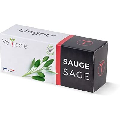 Véritable Lingot® Sauge Bio Compatible Potager d'Intérieur ® et Exky® Recharge prête à l'emploi Substrat avec Graines Intégrées - Publicité Véritable Lingot® Sauge Bio Compatible Potager d'Intérieur ® et Exky® Recharge prête à l'emploi Substrat avec Graines Intégrées - Publicité