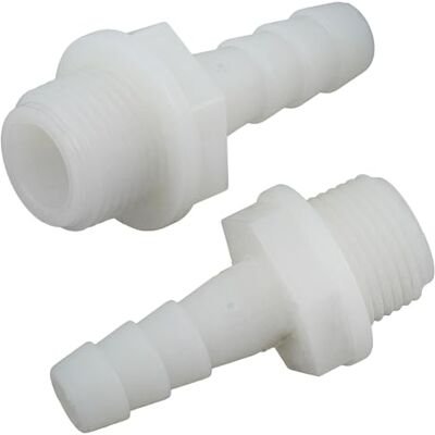 AERZETIX Lot de 2 Raccords Mâles Cannelés Droits 3/8'' x Ø10 mm à Visser Filetage Externe Adaptateur Connecteur Système Circuit d'Irrigation Arrosage en Polyamide Couleur Blanc - Publicité AERZETIX Lot de 2 Raccords Mâles Cannelés Droits 3/8'' x Ø10 mm à Visser Filetage Externe Adaptateur Connecteur Système Circuit d'Irrigation Arrosage en Polyamide Couleur Blanc - Publicité