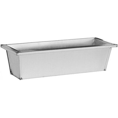 Dehner Jardinière en métal argenté 50 x 17 x 13 cm - Publicité Dehner Jardinière en métal argenté 50 x 17 x 13 cm - Publicité