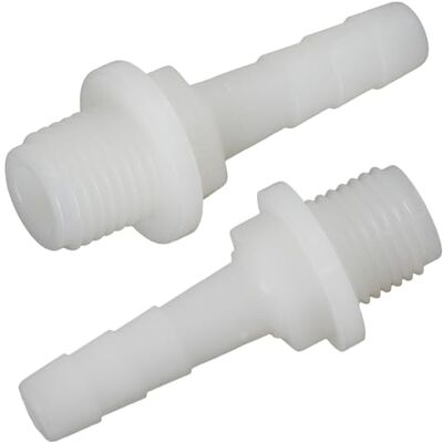 AERZETIX Lot de 2 Raccords Mâles Cannelés Droits 1/4'' x Ø8 mm à Visser Filetage Externe Adaptateur Connecteur Système Circuit d'Irrigation Arrosage en Polyamide Couleur Blanc - Publicité AERZETIX Lot de 2 Raccords Mâles Cannelés Droits 1/4'' x Ø8 mm à Visser Filetage Externe Adaptateur Connecteur Système Circuit d'Irrigation Arrosage en Polyamide Couleur Blanc - Publicité
