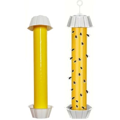 DEJIN Attrape Mouche Adhésif 2 Pièces – Capteur Adhésif Ultrapuissant – Piège A Mouche Interieur Non Toxique pour Cuisine, Jardin, Verger, Moustiques Et Mouches De Fruits - Publicité DEJIN Attrape Mouche Adhésif 2 Pièces – Capteur Adhésif Ultrapuissant – Piège A Mouche Interieur Non Toxique pour Cuisine, Jardin, Verger, Moustiques Et Mouches De Fruits - Publicité
