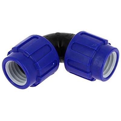 Cepex Coude 90° polypropylène égal compression 16bar PE Ø50 - Publicité Cepex Coude 90° polypropylène égal compression 16bar PE Ø50 - Publicité