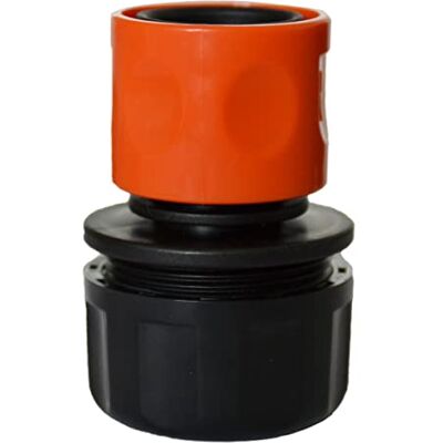 Jardibric Raccord Automatique 25 mm Gros Débit Connecteur Tuyau Arrosage Rapide pour Irrigation Jardin - Publicité Jardibric Raccord Automatique 25 mm Gros Débit Connecteur Tuyau Arrosage Rapide pour Irrigation Jardin - Publicité