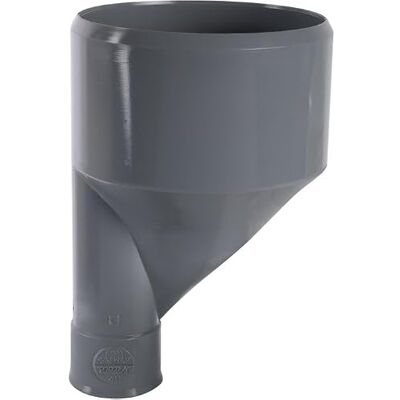 GIRPI Raccord PVC gris excentré réduit Mâle / femelle Ø 160 125 mm - Publicité GIRPI Raccord PVC gris excentré réduit Mâle / femelle Ø 160 125 mm - Publicité