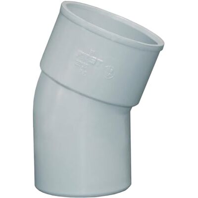 First Plast Coudes PVC 22°30 personnalisables -Male-Femelle-125mm - Publicité First Plast Coudes PVC 22°30 personnalisables -Male-Femelle-125mm - Publicité