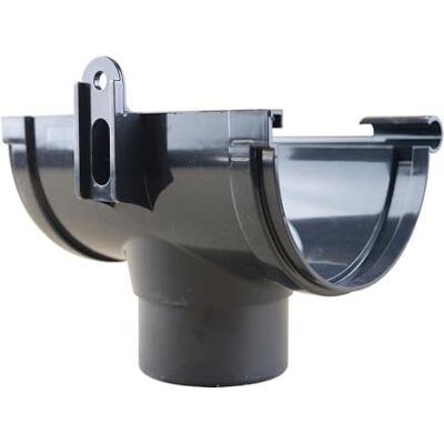 First Plast Gouttière PVC 25 demi-ronde Naissance centrale Bi-system PVC 25 demi-ronde Anthracite - - Publicité First Plast Gouttière PVC 25 demi-ronde Naissance centrale Bi-system PVC 25 demi-ronde Anthracite - - Publicité