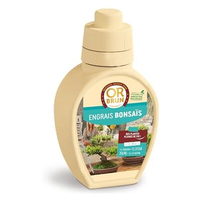 OR BRUN Engrais Bonsaïs Améliore & Favorise La Croissance 250ml - Publicité OR BRUN Engrais Bonsaïs Améliore & Favorise La Croissance 250ml - Publicité