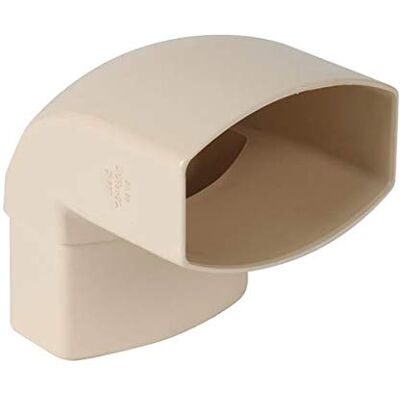 Nicoll Coude 8730 pour tuyau de descente de 90x56 OVATION MF PVC Sable CN8GTS - Publicité Nicoll Coude 8730 pour tuyau de descente de 90x56 OVATION MF PVC Sable CN8GTS - Publicité
