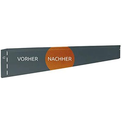 bellissa 25 pièce Bordure de Jardin & pelouse CORTEN en métal 91011 Acier corten Brillant 118 x 13 cm, Longueur d'utilisation 28,75 m avec Technique d'assemblage brevetée - Publicité bellissa 25 pièce Bordure de Jardin & pelouse CORTEN en métal 91011 Acier corten Brillant 118 x 13 cm, Longueur d'utilisation 28,75 m avec Technique d'assemblage brevetée - Publicité