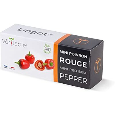 Véritable Lingot® Mini Poivron Rouge BIO Compatible Potager d'Intérieur ® et Exky® Recharge prête à l'emploi Substrat avec Graines Intégrées… - Publicité Véritable Lingot® Mini Poivron Rouge BIO Compatible Potager d'Intérieur ® et Exky® Recharge prête à l'emploi Substrat avec Graines Intégrées… - Publicité