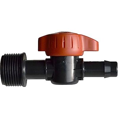 Jardibric Vanne Arrosage 20x27 Ø16 mm Vanne Arrêt Goutte à Goutte Raccord Tuyau Irrigation - Publicité Jardibric Vanne Arrosage 20x27 Ø16 mm Vanne Arrêt Goutte à Goutte Raccord Tuyau Irrigation - Publicité