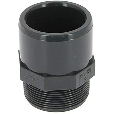 GIRPI Raccord PVC pression noir droit M 2 Ø 63 mm - Publicité GIRPI Raccord PVC pression noir droit M 2 Ø 63 mm - Publicité