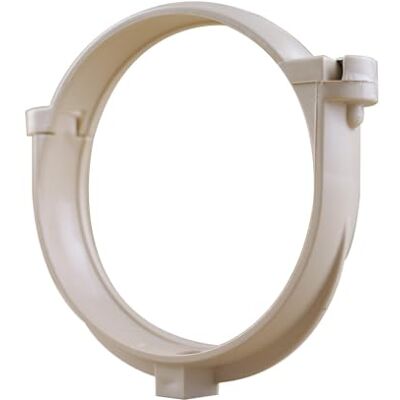 First Plast Gouttière PVC 33 demi-ronde Collier bride pour tube de descente PVC Ø100 sable - - Publicité First Plast Gouttière PVC 33 demi-ronde Collier bride pour tube de descente PVC Ø100 sable - - Publicité