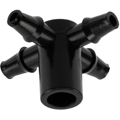 AERZETIX Lot de 25 Distributeurs à 4 Voies de Micro-Irrigation Ø5 mm en Plastique pour Système d'Arrosage Automatique Goutte à Goutte Connecteur Tuyau - Publicité AERZETIX Lot de 25 Distributeurs à 4 Voies de Micro-Irrigation Ø5 mm en Plastique pour Système d'Arrosage Automatique Goutte à Goutte Connecteur Tuyau - Publicité