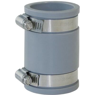 First Plast - Raccord PVC évacuation Raccord d'attente droit multi-matériaux Ø38 à 45mm - Publicité First Plast - Raccord PVC évacuation Raccord d'attente droit multi-matériaux Ø38 à 45mm - Publicité