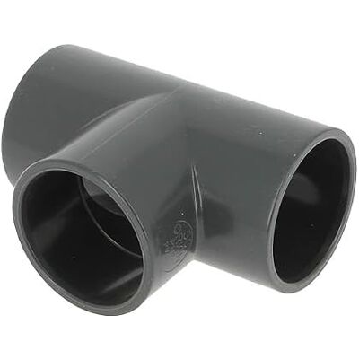GIRPI Raccord PVC pression noir en T Femelle Ø 50 mm - Publicité GIRPI Raccord PVC pression noir en T Femelle Ø 50 mm - Publicité