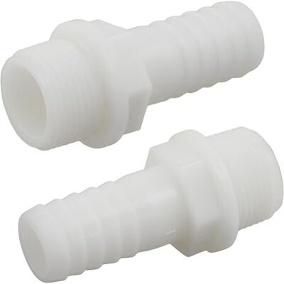 AERZETIX Lot de 2 Raccords Mâles Cannelés Droits 3/4'' x Ø20 mm à Visser Filetage Externe Adaptateur Connecteur pour Système d'Irrigation Arrosage en Polyamide Couleur Blanc C75009 - Publicité AERZETIX Lot de 2 Raccords Mâles Cannelés Droits 3/4'' x Ø20 mm à Visser Filetage Externe Adaptateur Connecteur pour Système d'Irrigation Arrosage en Polyamide Couleur Blanc C75009 - Publicité