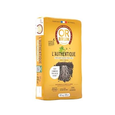 OR BRUN Fertilisant Authentique Fumiers & Algues Sol 10kg 20m² - Publicité OR BRUN Fertilisant Authentique Fumiers & Algues Sol 10kg 20m² - Publicité
