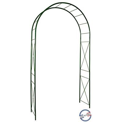 Louis Moulin Arche Tube Rond 20 Losange 130x40x250 cm Vert Sapin Made in France - Publicité Louis Moulin Arche Tube Rond 20 Losange 130x40x250 cm Vert Sapin Made in France - Publicité