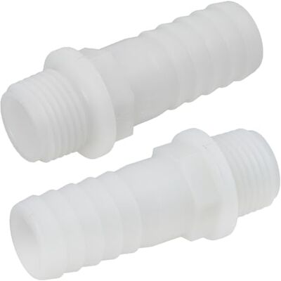 AERZETIX Lot de 2 Raccords Mâles Cannelés Droits 1/2'' x Ø20 mm à Visser Filetage Externe Adaptateur Connecteur Système Circuit d'Irrigation Arrosage en Polyamide Couleur Blanc - Publicité AERZETIX Lot de 2 Raccords Mâles Cannelés Droits 1/2'' x Ø20 mm à Visser Filetage Externe Adaptateur Connecteur Système Circuit d'Irrigation Arrosage en Polyamide Couleur Blanc - Publicité