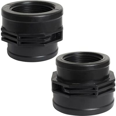 AERZETIX Lot de 2 Réductions/Raccords à Visser Femelle/Femelle Filetage 1 1/2'' x 1 1/4'' Mamelon Réduit Filetage Interne PN 6 Bars en Plastique - Publicité AERZETIX Lot de 2 Réductions/Raccords à Visser Femelle/Femelle Filetage 1 1/2'' x 1 1/4'' Mamelon Réduit Filetage Interne PN 6 Bars en Plastique - Publicité