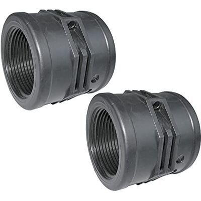 AERZETIX Lot de 2 Manchons Pression 1 1/4'' Femelle/Femelle à Visser en Plastique PN 10 Bars Raccord Pression - Publicité AERZETIX Lot de 2 Manchons Pression 1 1/4'' Femelle/Femelle à Visser en Plastique PN 10 Bars Raccord Pression - Publicité