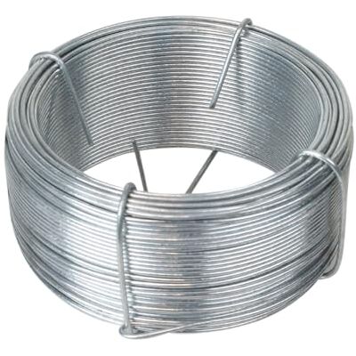 Linxor Fil d'attache en Acier galvanisé pour Grillage ou Autre 50m x 1.5mm Ø Gris - Publicité Linxor Fil d'attache en Acier galvanisé pour Grillage ou Autre 50m x 1.5mm Ø Gris - Publicité