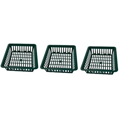 Dehner Lot de 3 coupelles à bulbes Vert 28,5 x 26 cm - Publicité Dehner Lot de 3 coupelles à bulbes Vert 28,5 x 26 cm - Publicité