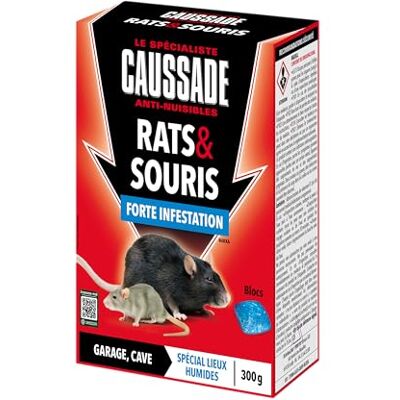 Caussade Anti-Rats & Souris 30 Blocs Appâts 300g Efficacité Radicale Lieux Très Humides Prêt à l'Emploi Une Ingestion Suffit CARSBL300N - Publicité Caussade Anti-Rats & Souris 30 Blocs Appâts 300g Efficacité Radicale Lieux Très Humides Prêt à l'Emploi Une Ingestion Suffit CARSBL300N - Publicité
