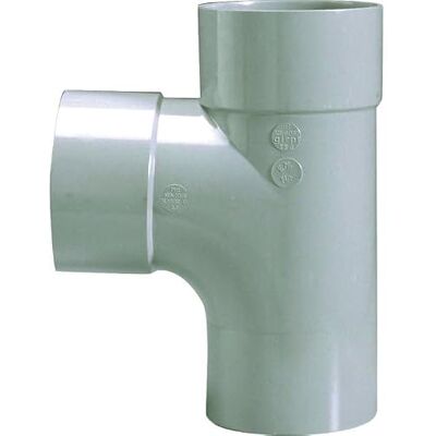 GIRPI Raccord PVC gris en T Mâle/femelle Diamètre 32 mm Double emboîtage - Publicité GIRPI Raccord PVC gris en T Mâle/femelle Diamètre 32 mm Double emboîtage - Publicité