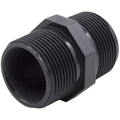 VARIOSAN Double embout 14030, 3/4" AG/AG, PVC-U, 16 bar - Publicité VARIOSAN Double embout 14030, 3/4" AG/AG, PVC-U, 16 bar - Publicité