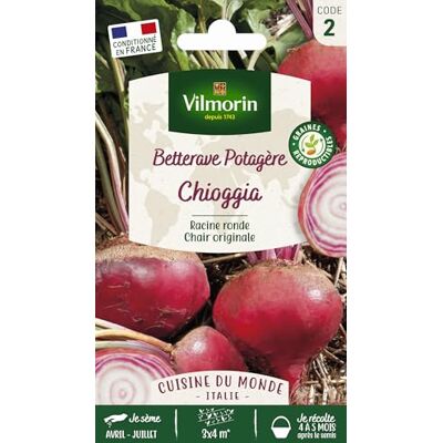 Vilmorin Betterave Potagère Chioggia Cuisine du Monde - Publicité Vilmorin Betterave Potagère Chioggia Cuisine du Monde - Publicité