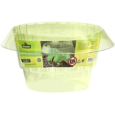 Dehner Lot de 10 Anneaux de Protection Contre Les escargots, Ø 13/19 cm, Hauteur 12 cm, Plastique - Publicité Dehner Lot de 10 Anneaux de Protection Contre Les escargots, Ø 13/19 cm, Hauteur 12 cm, Plastique - Publicité