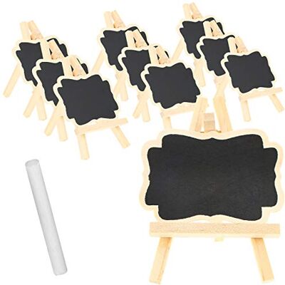com-four ® 10x Ensemble de planches en bois Mini pour plantes aromatiques - Publicité com-four ® 10x Ensemble de planches en bois Mini pour plantes aromatiques - Publicité