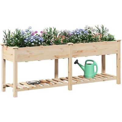 Vidaxl Bac à Plantes de Jardin - Bois Moderne Durable pour Intérieur & Extérieur - Publicité Vidaxl Bac à Plantes de Jardin - Bois Moderne Durable pour Intérieur & Extérieur - Publicité