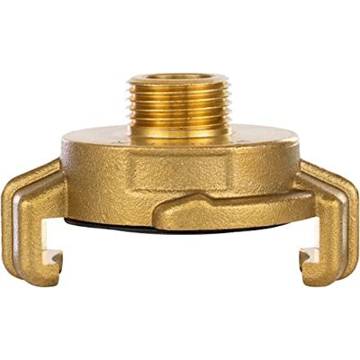 POPPSTAR Raccord rapide en laiton 3/8 pouce filetage mâle (filetage G 3/8" vers raccord à griffes) - Publicité POPPSTAR Raccord rapide en laiton 3/8 pouce filetage mâle (filetage G 3/8" vers raccord à griffes) - Publicité