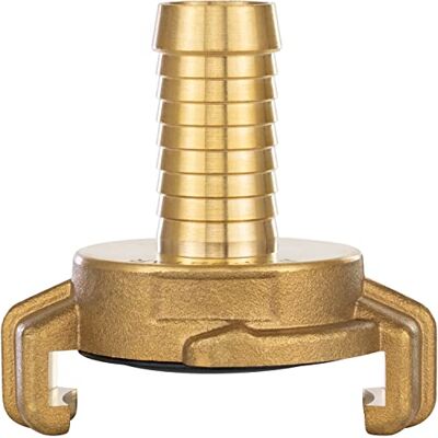 POPPSTAR raccord rapide en laiton 1/2 pouce avec embout cannelé (raccord 1/2 pouce), pour tuyau diamètre intérieur 13 mm - Publicité POPPSTAR raccord rapide en laiton 1/2 pouce avec embout cannelé (raccord 1/2 pouce), pour tuyau diamètre intérieur 13 mm - Publicité