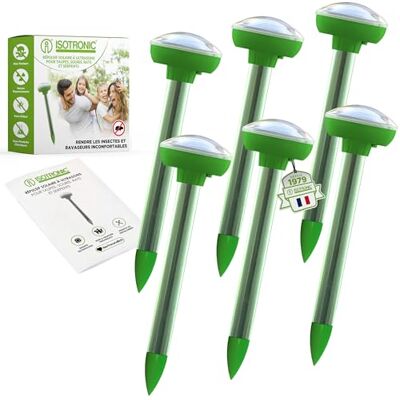 ISOTRONIC Répulsif solaire taupes campagnols fourmis serpents jardin (6) - Publicité ISOTRONIC Répulsif solaire taupes campagnols fourmis serpents jardin (6) - Publicité